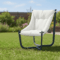 White modern outdoor garden chair with thick cushion Outex Spor
