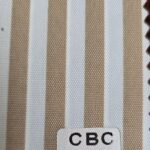 Acrylic Light Brown Pinstripe Fabric