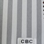 Acrylic Gray Pinstripe Fabric