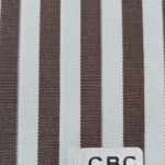 Acrylic Dark Brown Pinstripe Fabric