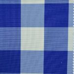 Acrylic Blue Plaid Fabric