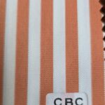 Acrylic Orange Pinstripe Fabric