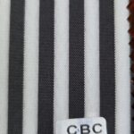 Acrylic Black Pinstripe Fabric