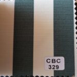 Acrylic Green Striped Fabric