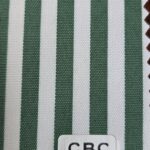 Acrylic Green Pinstripe Fabric