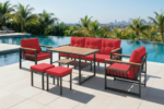 Alanya Metal Sofa Set - Image 2