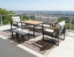 Alanya Metal Sofa Set - Image 6