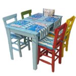 Fishing Table Cushion and Runner Set