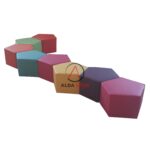Pentagonal Sitting Pouf - Image 2