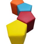 Pentagonal Sitting Pouf