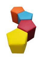 Pentagonal Sitting Pouf