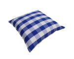 Plaid Acrylic Fabric Beach Cushion 100x100