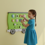 Geometric Shapes Wagon Wall Game - Image 2