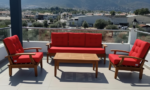 Java Wooden Sofa Set - Image 3