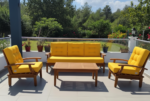 Java Wooden Sofa Set - Image 2