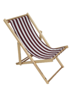 Folding Wooden Chaise Lounge Chair - Image 2