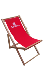 Folding Wooden Chaise Lounge Chair - Image 3