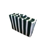 Folding Striped Sunbed Cushion with Acrylic Fabric - Image 5