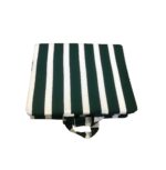 Folding Striped Sunbed Cushion with Acrylic Fabric - Image 4