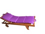 Folding Sunbed Cushion with Acrylic Fabric - Image 5