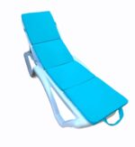 Folding Sunbed Cushion with Acrylic Fabric - Image 2