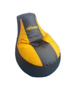 Pear Cushion with Logo Made of Artificial Leather