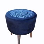 Luxury Versace Patterned Pouffe