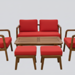 Majesty Pouf Sofa Set