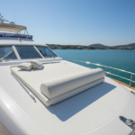 MARİN Leather Double Yacht and Cruise Boat Sunbed