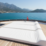 MARİN Leather Yacht and Cruise Boat Sunbed