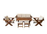 Matryoshka Wooden Sofa Set - Image 5