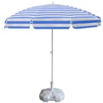 Blue Striped Beach Umbrella 200 cm.
