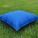 Blue impertex floor cushion 70x70 cm for poolside and garden use by Outex