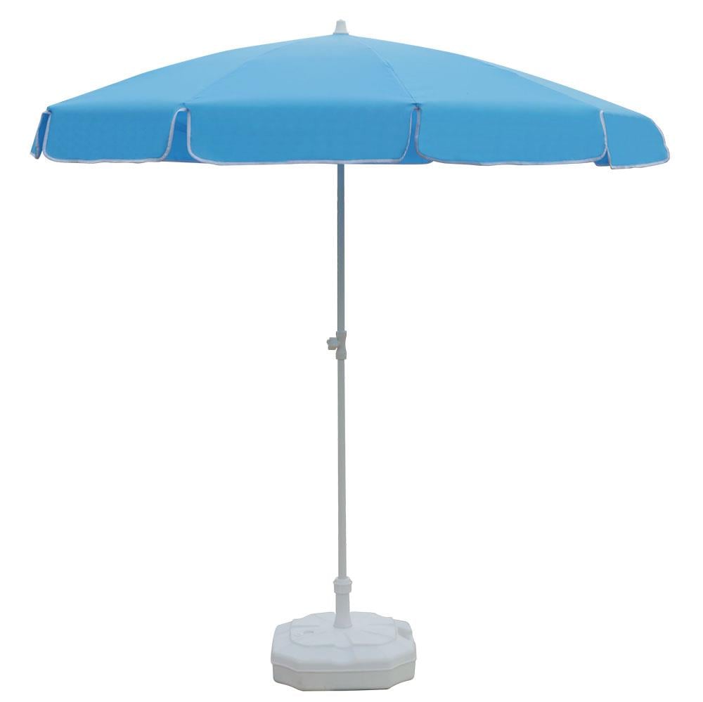 mavi-plaj-semsiyesi-200-cm.-4591- Blue Beach Umbrella 200 cm. - Image 1