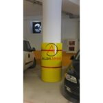 Round Column Covering Mat for Parking Lots - Image 2