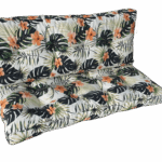 Pallet Cushion Flower Patterned Fluffy