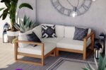 Pera Wooden Sofa Set - Image 2