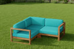 Pera Wooden Sofa Set