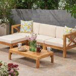 Puzzle 2 Wooden L Sofa Set