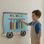 Color Sorting Wagon Wall Game