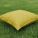 Yellow square garden cushion 70x70 cm water resistant for patio and lawn by Outex