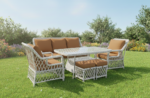Site Rattan Sofa Set - Image 5
