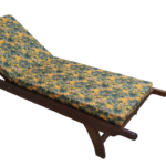 Leaf Patterned Sunbed Cushion.