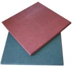 Floor Rubber Tile 40x40x2 cm.