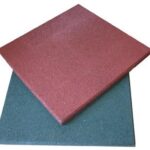 Floor Rubber Tile 40x40x2 cm.